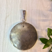 Large Taxco Pendant, Sterling Silver, Taxco Jewelry, Vintage Jewelry, Aztec Necklace, Vintage Necklace, Vintage Pendant,Taxco,Silver Pendant