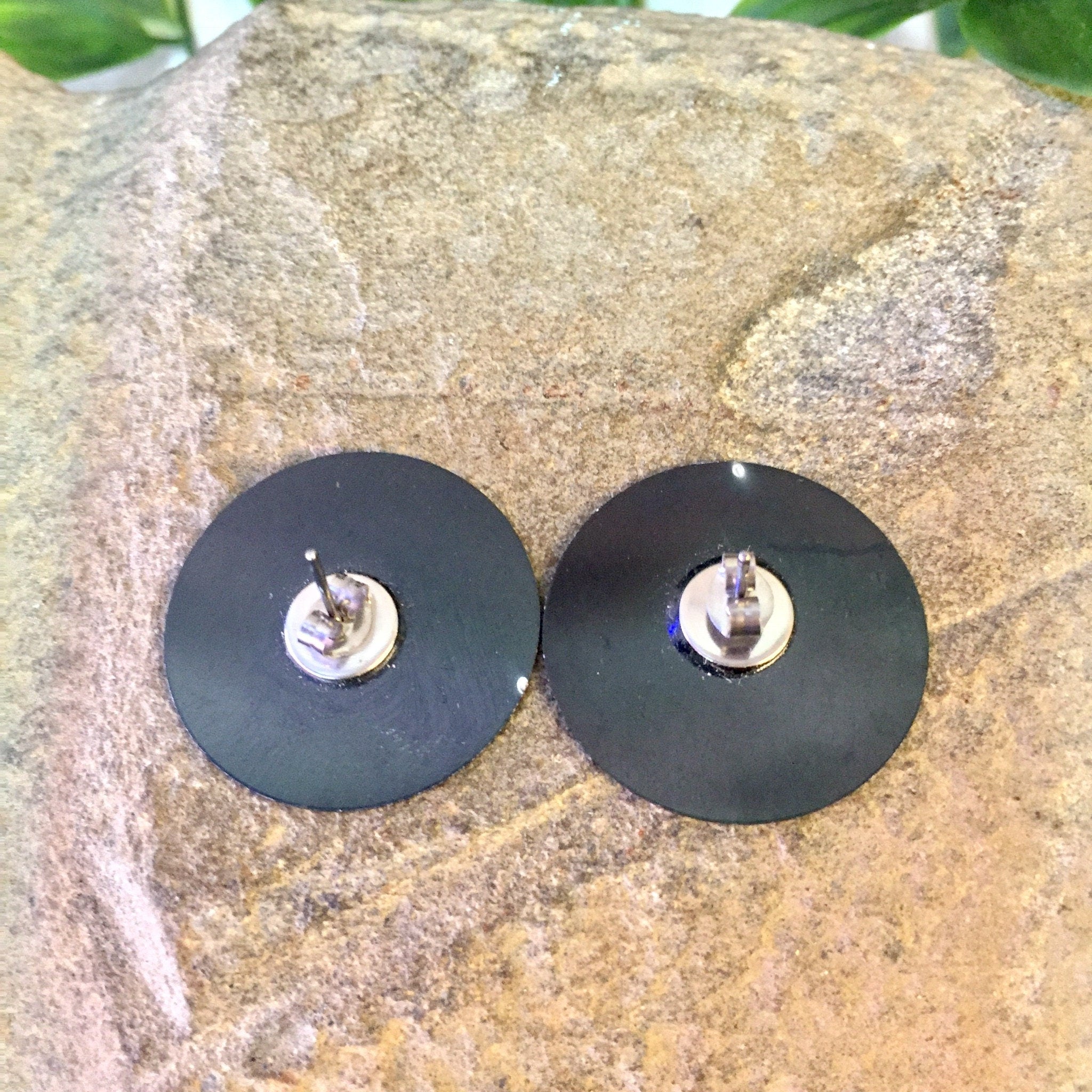Vintage Earrings, Retro Earrings, Vintage Jewelry, Clock Earrings, Time, Costume Jewelry, Statement Jewelry, Disc Earrings, Round Earrings