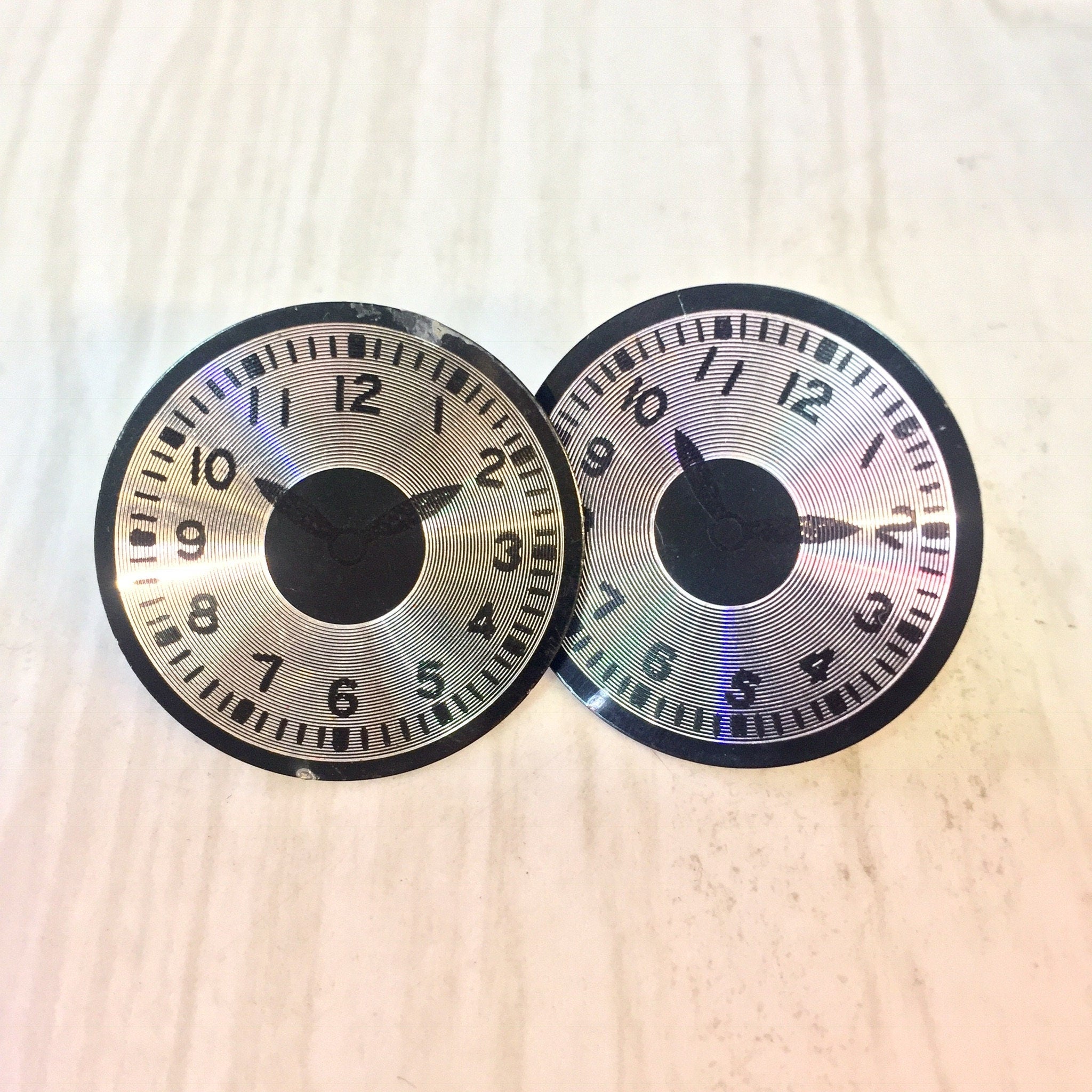 Vintage Earrings, Retro Earrings, Vintage Jewelry, Clock Earrings, Time, Costume Jewelry, Statement Jewelry, Disc Earrings, Round Earrings