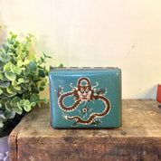 Vintage Cloisonne Box, Cloisonne Jewelry Box, Dragon Jewelry Box, Vintage Cloisonn, Blue Jewelry Box, Dragon Box, Trinket Box, Brass Box