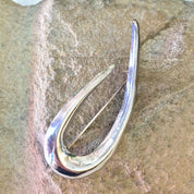 Vintage Silver Brooch, Sterling Silver, Vintage Jewelry, Vintage Brooch, Abstract Jewelry, Abstract Brooch, 925, Vintage Pin, Gift for Mom