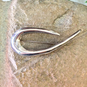 Vintage Silver Brooch, Sterling Silver, Vintage Jewelry, Vintage Brooch, Abstract Jewelry, Abstract Brooch, 925, Vintage Pin, Gift for Mom