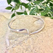 Vintage Sterling Silver Cuff Bracelet, Minimalist Jewelry, Vintage Jewelry, Simple Bracelet, Minimal, Twist Bracelet, Elegant