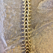 Vintage Gold Bracelet, Gold Tone Bracelet, Vintage Jewelry, Monet Jewelry, Vintage Monet, Monet Bracelet, Link Bracelet, V Shape Bracelet
