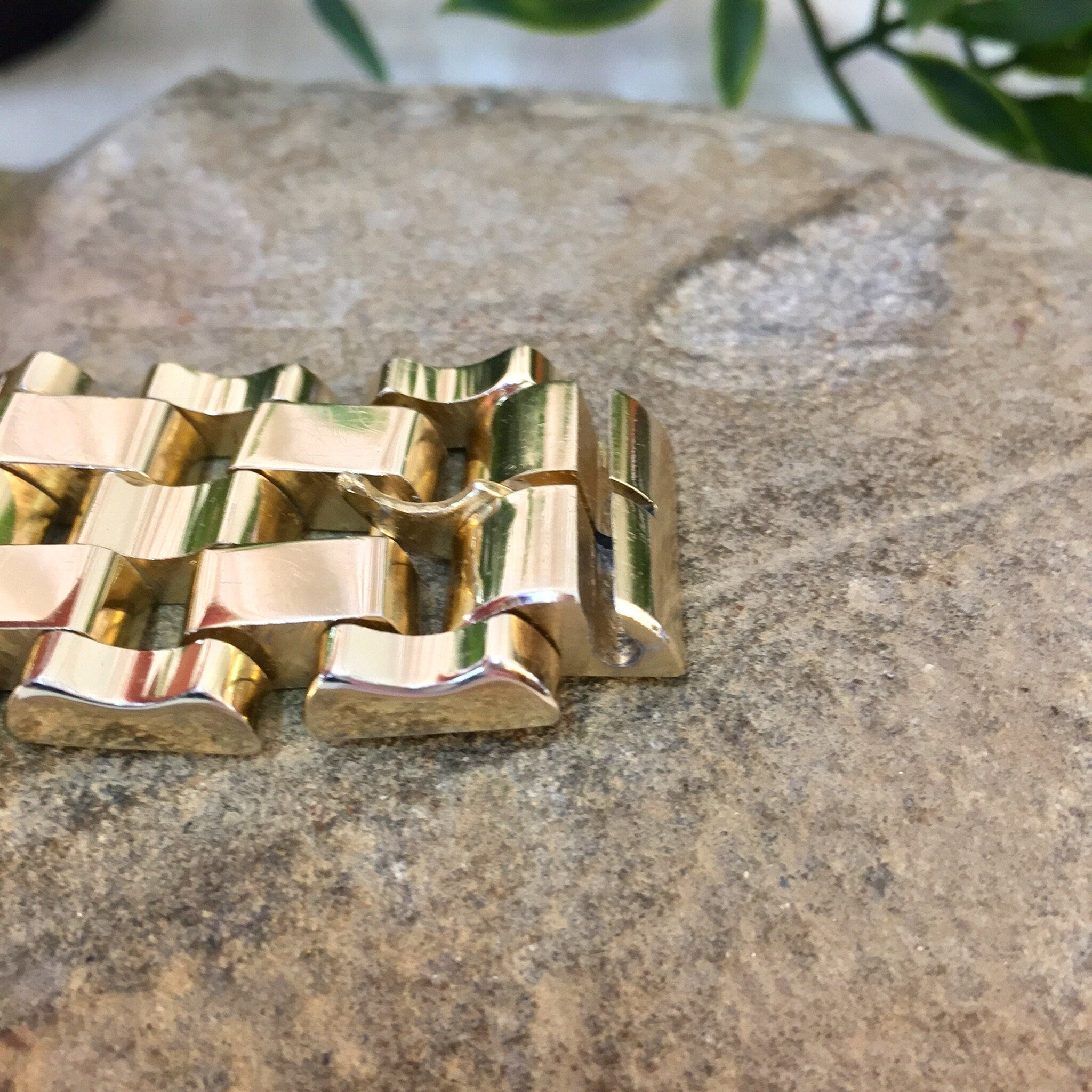 Vintage Bracelet, Gold Bracelet, Gold Toned Bracelet, Vintage Jewlery, Chunky Bracelet, Chain Bracelet, Link Bracelet, Gift for Mom