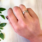 Vintage Silver Ring, Vintage Jewelry, Textured Jewelry, Sterling Silver, 925, Wedding Band, Engagement Ring, Simple Jewelry, Elegant