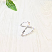 Vintage Silver Ring, Vintage Jewlery, Sterling Silver, Abstract Jewelry, Midi Ring, Simple, Minimal, 925, Mother's Day Gift, Funky Jewelry