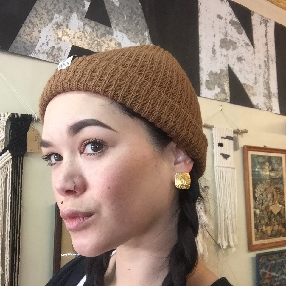 Vintage Earrings, Gold Tone Earrings, Lion Earrings, Animal Jewelry, Vintage Jewelry, Post Earrings, Lion Jewelry, Gold, Square,