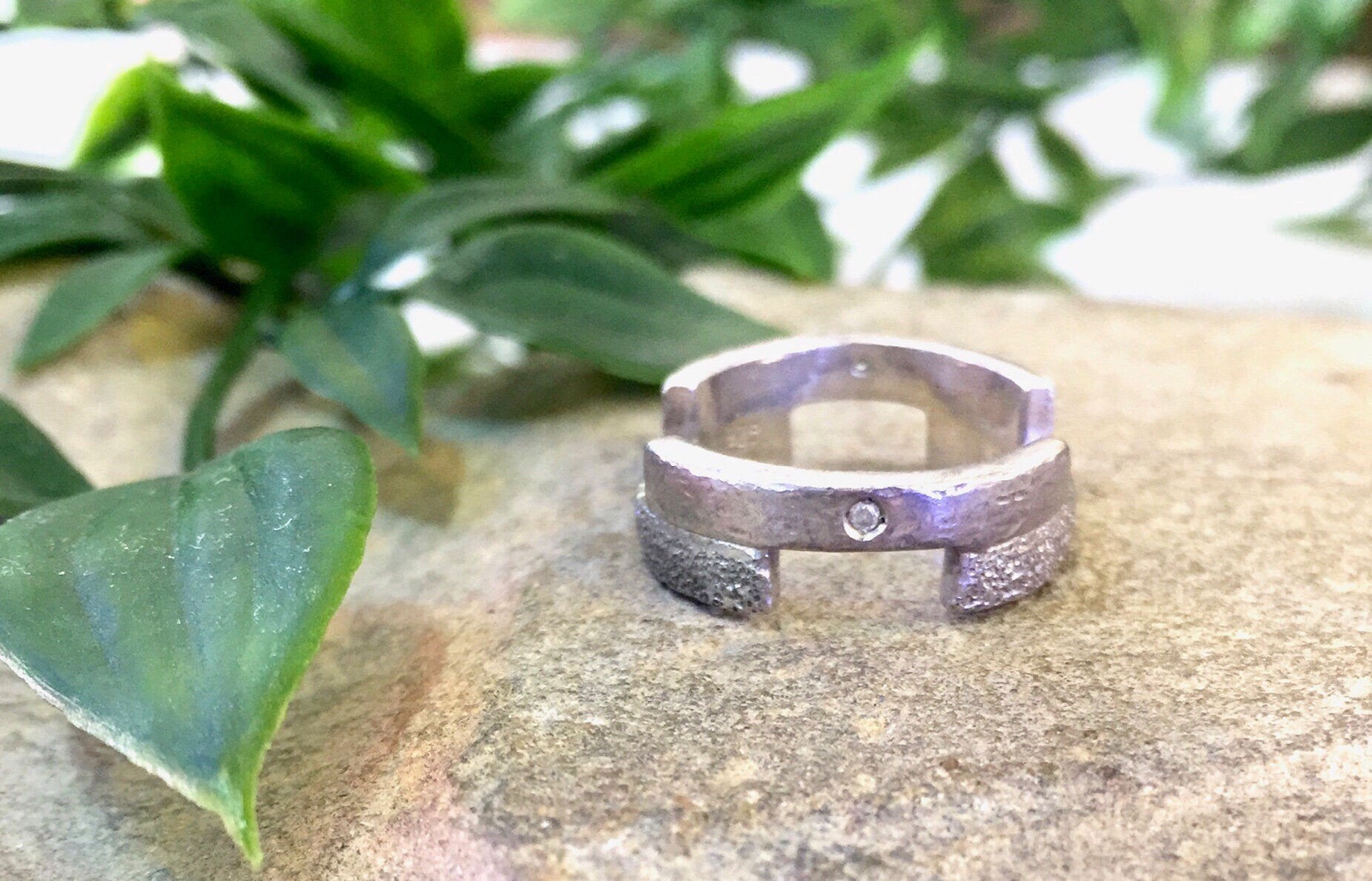 Vintage Silver Ring, Vintage Jewelry, Textured Jewelry, Sterling Silver, 925, Wedding Band, Engagement Ring, Simple Jewelry, Elegant