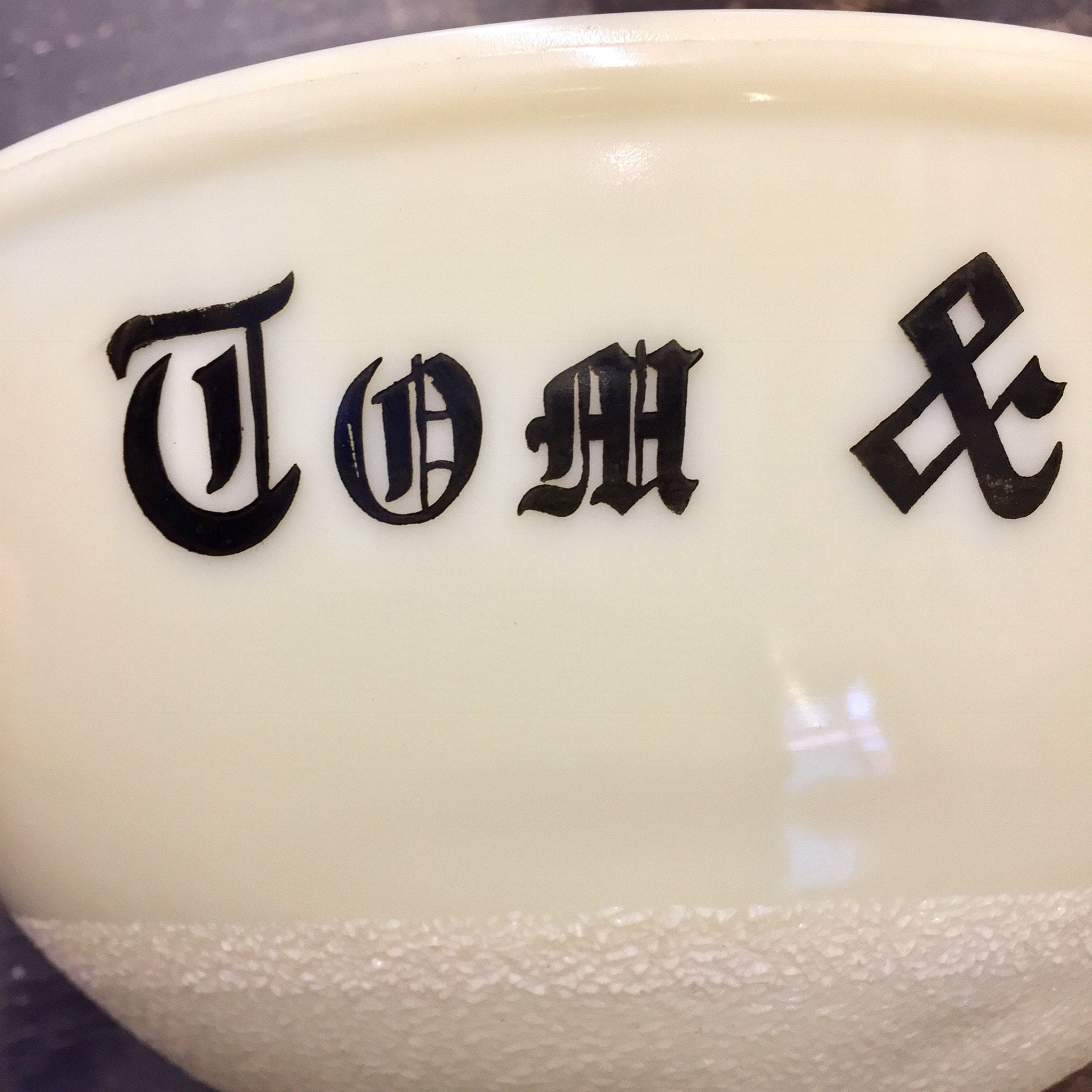 Mckee Tom and Jerry Punch Bowl, Vintage Home Decor, Custard, Tom and Jerry, Vintage Ceramic, Egg Nog, Holiday Party, Light Yellow, Bowl