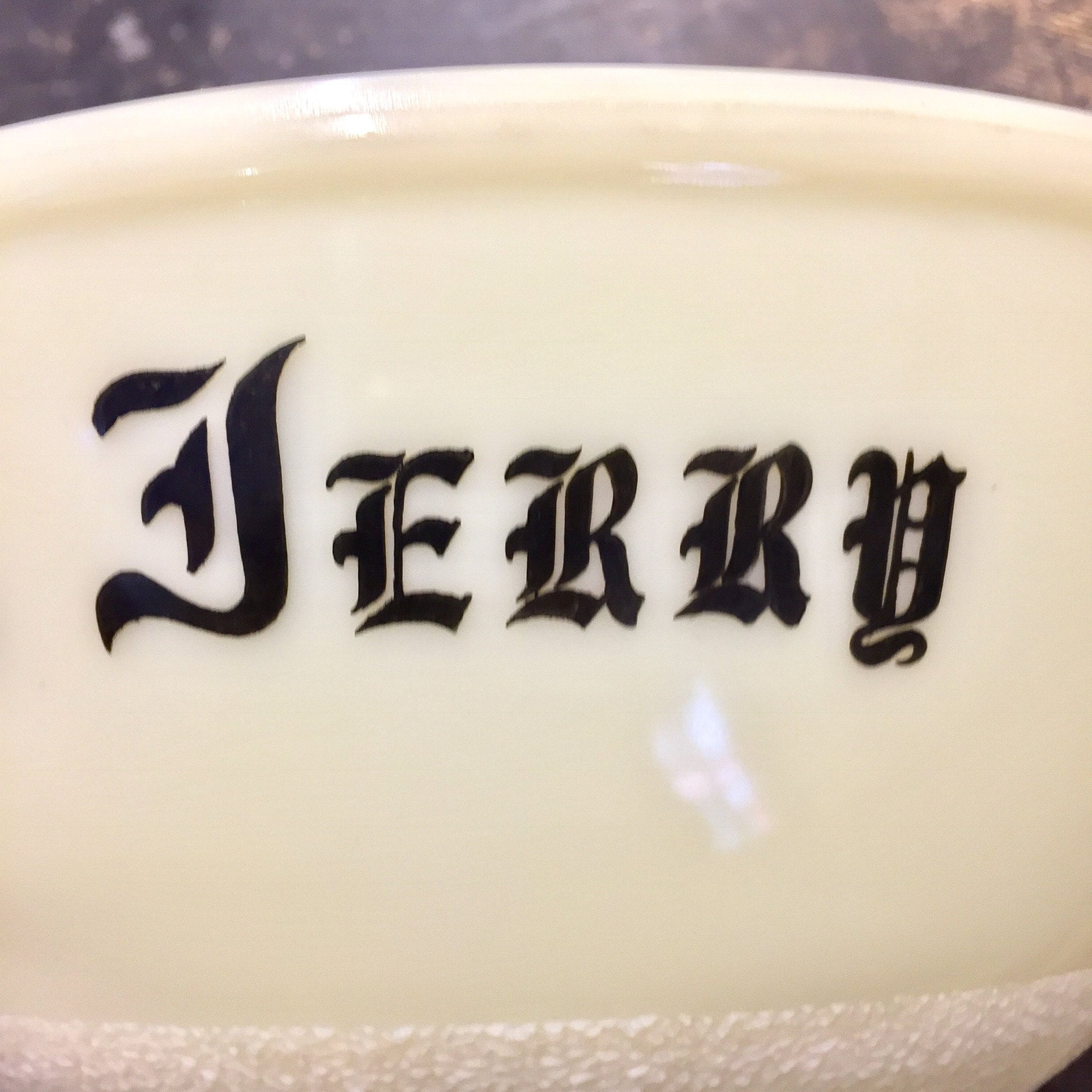 Mckee Tom and Jerry Punch Bowl, Vintage Home Decor, Custard, Tom and Jerry, Vintage Ceramic, Egg Nog, Holiday Party, Light Yellow, Bowl