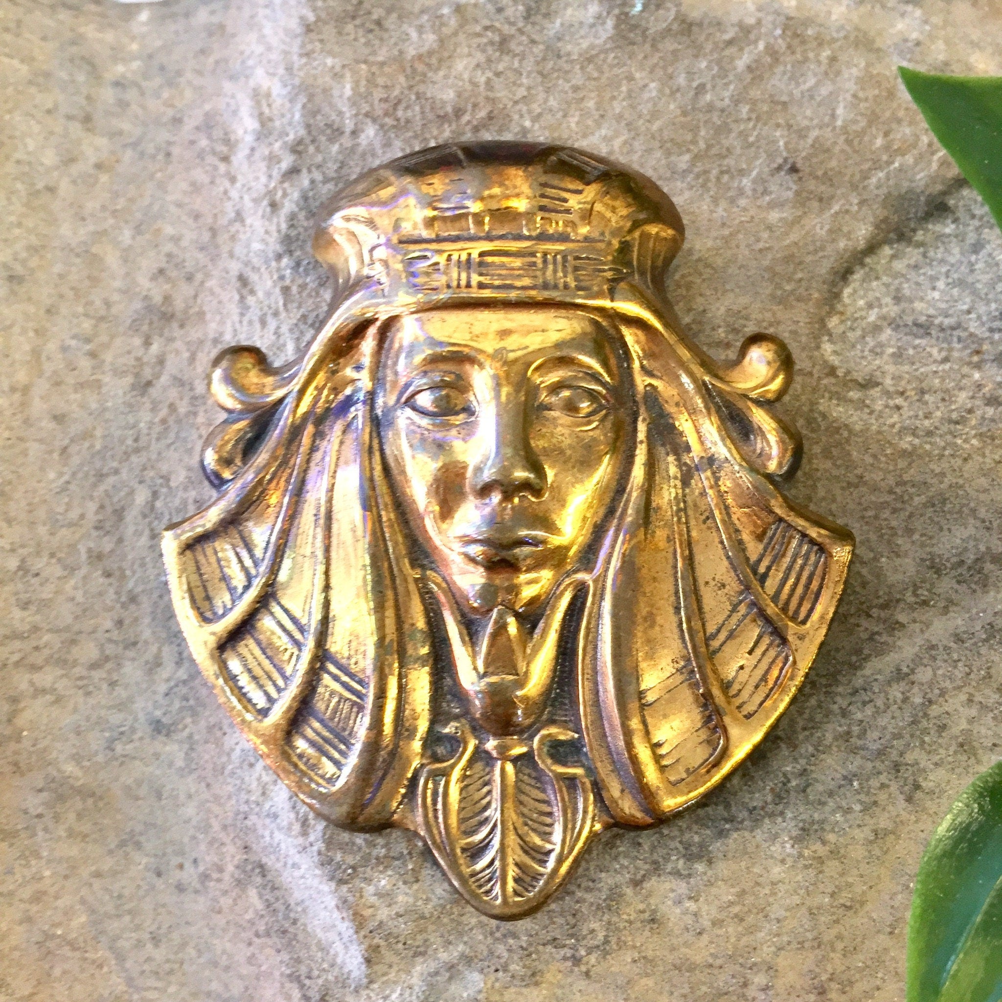 Gold Tone Brooch, Gypsy Lady, Costume Jewelry, Vintage Jewelry, Lady Brooch, Gold Tone Jewelry, Gift for Mom, Mothers Day Gift, Brooch, Pin