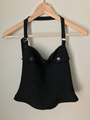 Vintage Moschino Cropped Halter Top
