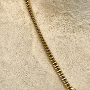 Vintage Necklace, Gold Toned Necklace, Monet Necklace, Chain Necklace, Chain Link, Cuban Link Necklace, Gold Jewelry, Vintage Jewelry, Chain