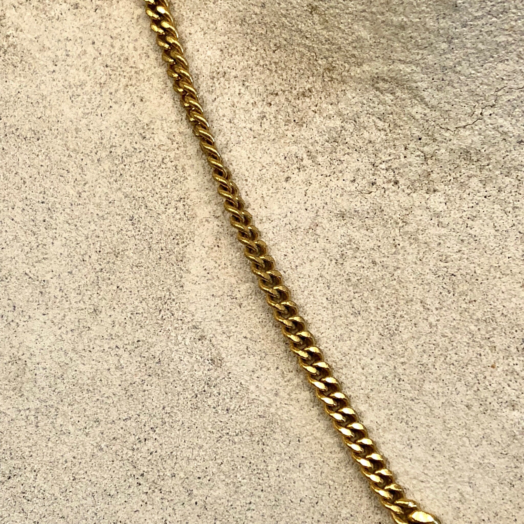 Vintage Necklace, Gold Toned Necklace, Monet Necklace, Chain Necklace, Chain Link, Cuban Link Necklace, Gold Jewelry, Vintage Jewelry, Chain