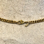 Vintage Necklace, Gold Toned Necklace, Monet Necklace, Chain Necklace, Chain Link, Cuban Link Necklace, Gold Jewelry, Vintage Jewelry, Chain