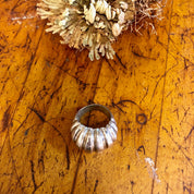 Vintage Silver Ring, Sterling Silver, Vintage Jewelry, Statement Ring, Ridged Ring, Large Ring, Statement Jewelry, Simple Ring