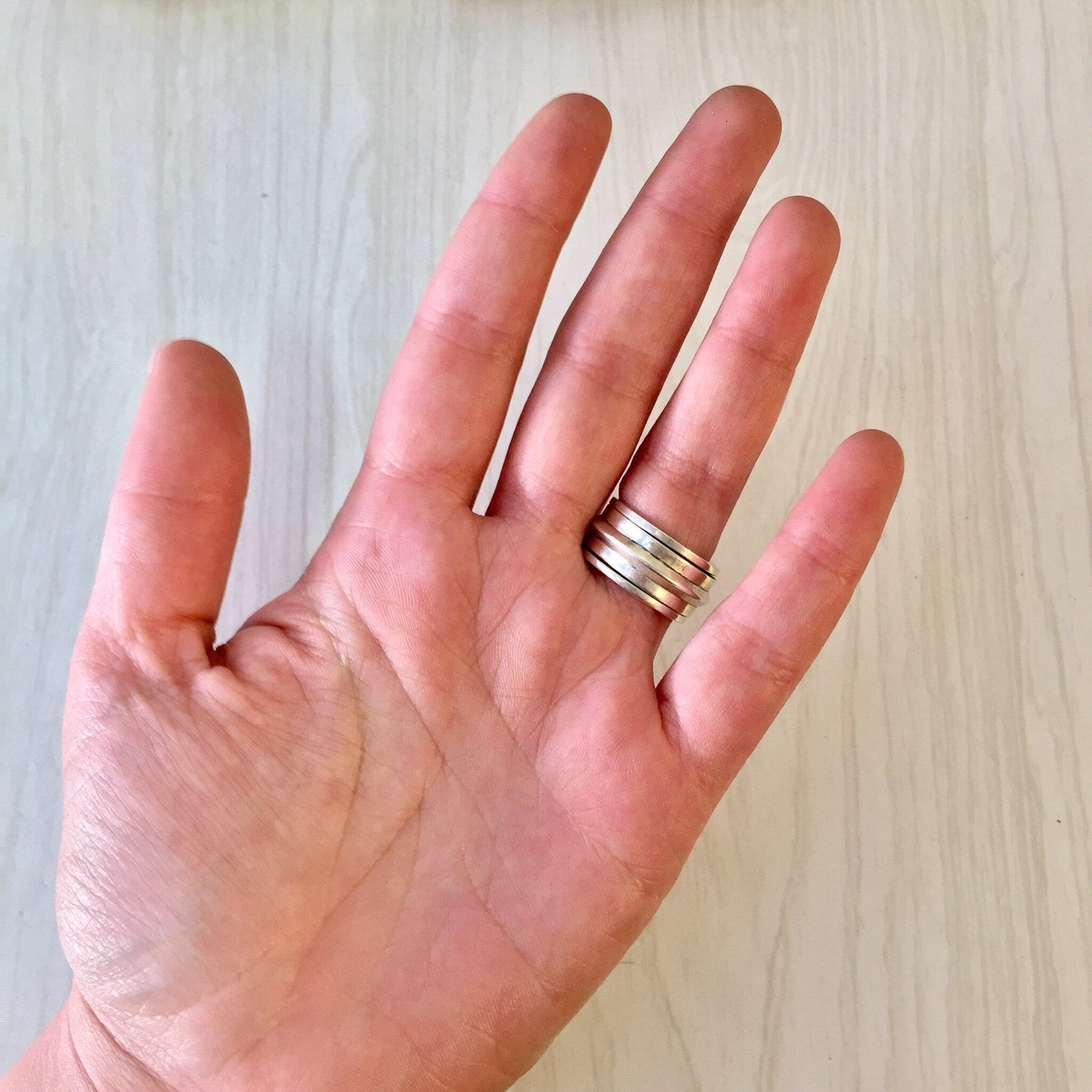 Vintage Spinner Ring, Sterling Silver, Vintage Silver Ring, Meditation Ring, 925, Band Ring, Moveable Ring, Vintage Jewelry, Fidget Ring