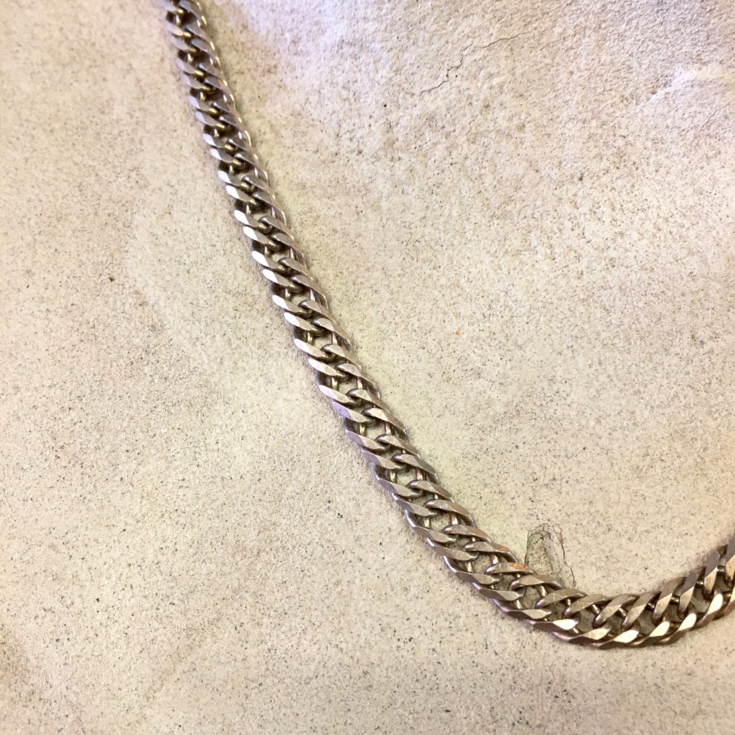 Vintage Silver Chain, Sterling Silver, Vintage Jewelry, Made in Italy, Chain Link, Sturdy Chain, Chain, Necklace, Vintage Necklace, 925