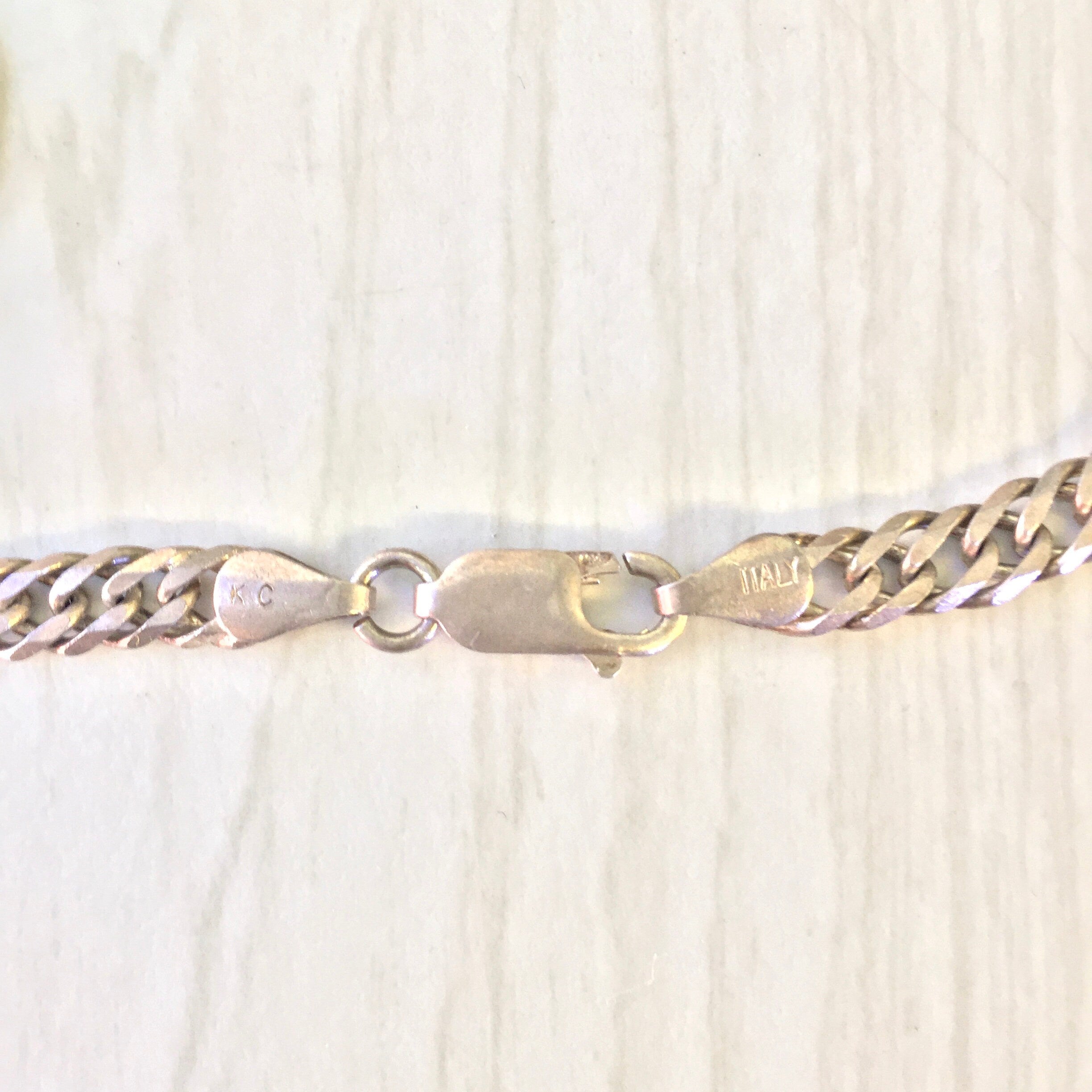 Vintage Silver Chain, Sterling Silver, Vintage Jewelry, Made in Italy, Chain Link, Sturdy Chain, Chain, Necklace, Vintage Necklace, 925