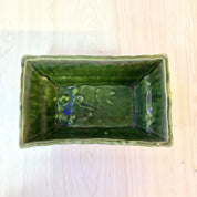Vintage Green Planter, Cookson Pottery, Jardiniere Planter, Art Deco Planter, Green Pottery, Ceramic, Window Planter, Plant Holder, Flowers,