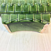 Vintage Green Planter, Cookson Pottery, Jardiniere Planter, Art Deco Planter, Green Pottery, Ceramic, Window Planter, Plant Holder, Flowers,
