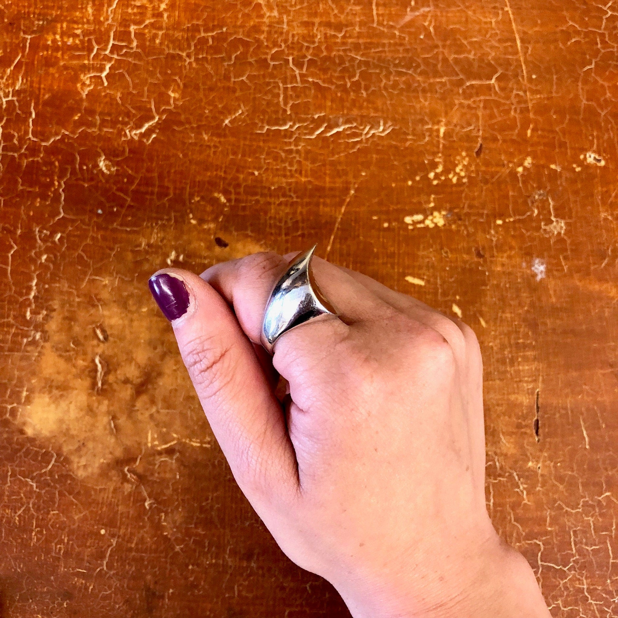 Vintage Silver Ring, Sterling Silver, Vintage Jewelry, Minimalist Ring, Abstract Jewelry, Statement Ring, Silver Jewelry, Bohemian Jewelry