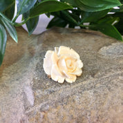 Vintage Rose Brooch, Small Rose Brooch, Vintage Jewelry, White Rose, Plastic Brooch, Vintage Pin, Flower Brooch, Rose, Flowers, Gift for Mom