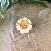 Vintage Rose Brooch, Small Rose Brooch, Vintage Jewelry, White Rose, Plastic Brooch, Vintage Pin, Flower Brooch, Rose, Flowers, Gift for Mom