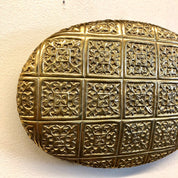 Antique Brass Pulls, Door Pulls, Door Handle, Ornate Brass, Antique Door Knob, Large Door Pulls, Stamped Brass, Vintage Home Decor, Oval