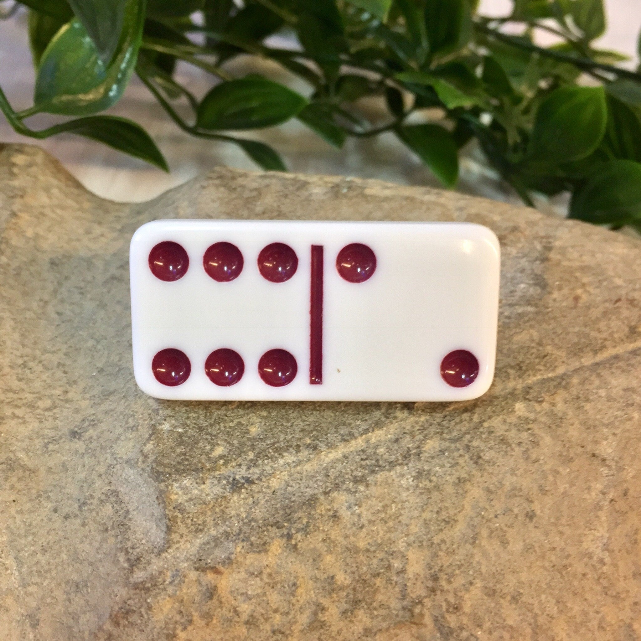 Vintage Ring, Domino Ring, Dominos, Game Ring, Domino Tile, Costume Jewelry, Statement Ring, Plastic Ring, Adjustable Ring, Game Tile, Ring