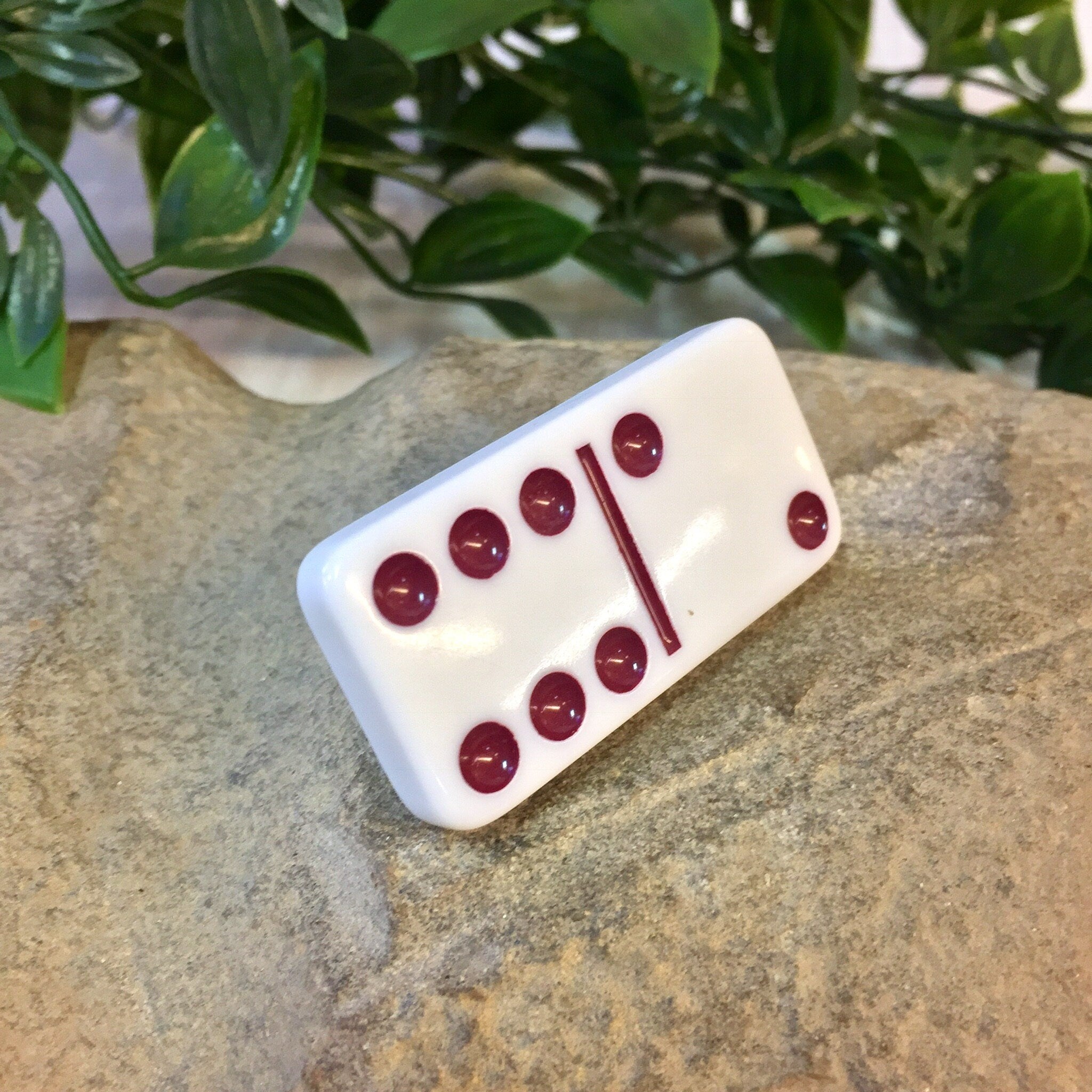 Vintage Ring, Domino Ring, Dominos, Game Ring, Domino Tile, Costume Jewelry, Statement Ring, Plastic Ring, Adjustable Ring, Game Tile, Ring