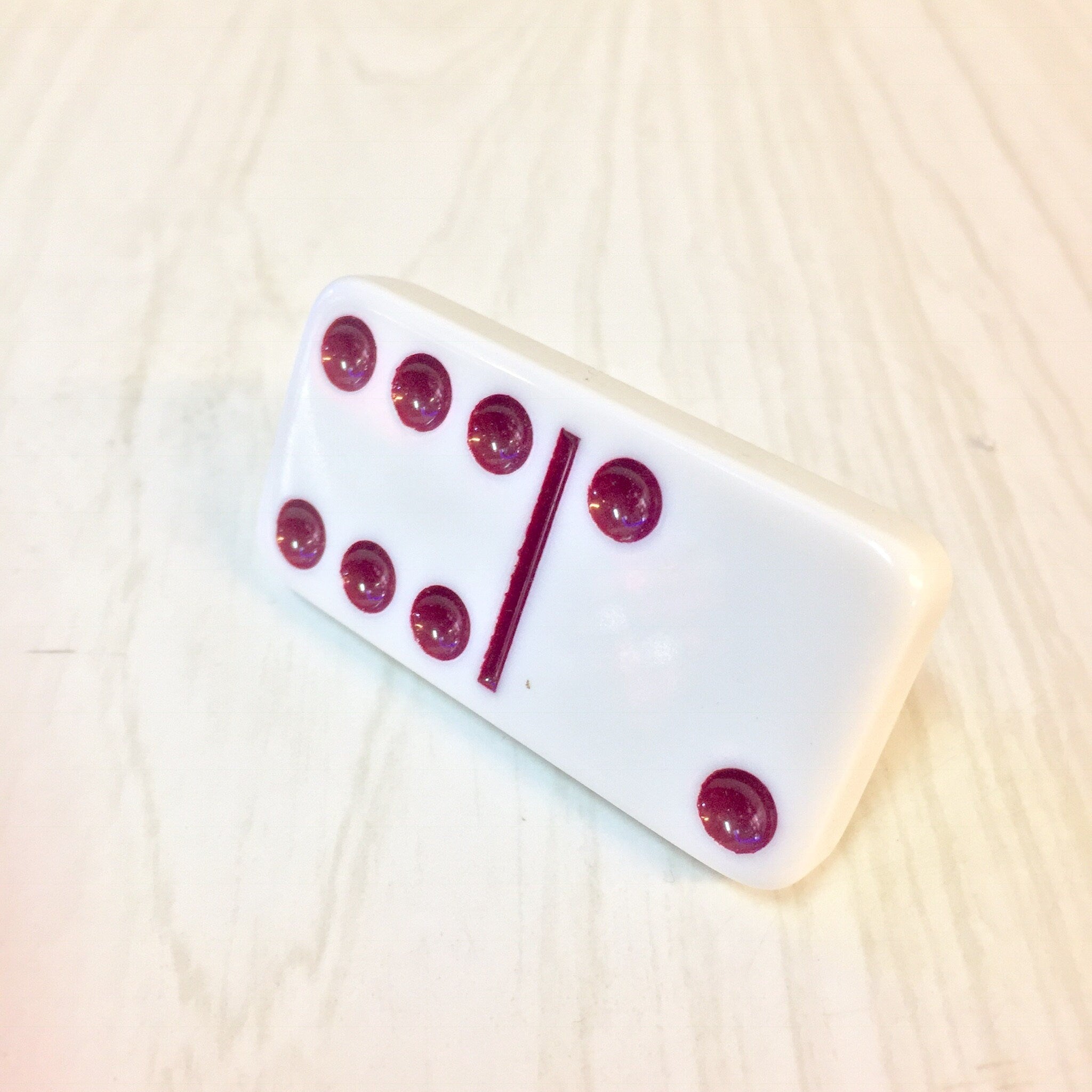Vintage Ring, Domino Ring, Dominos, Game Ring, Domino Tile, Costume Jewelry, Statement Ring, Plastic Ring, Adjustable Ring, Game Tile, Ring