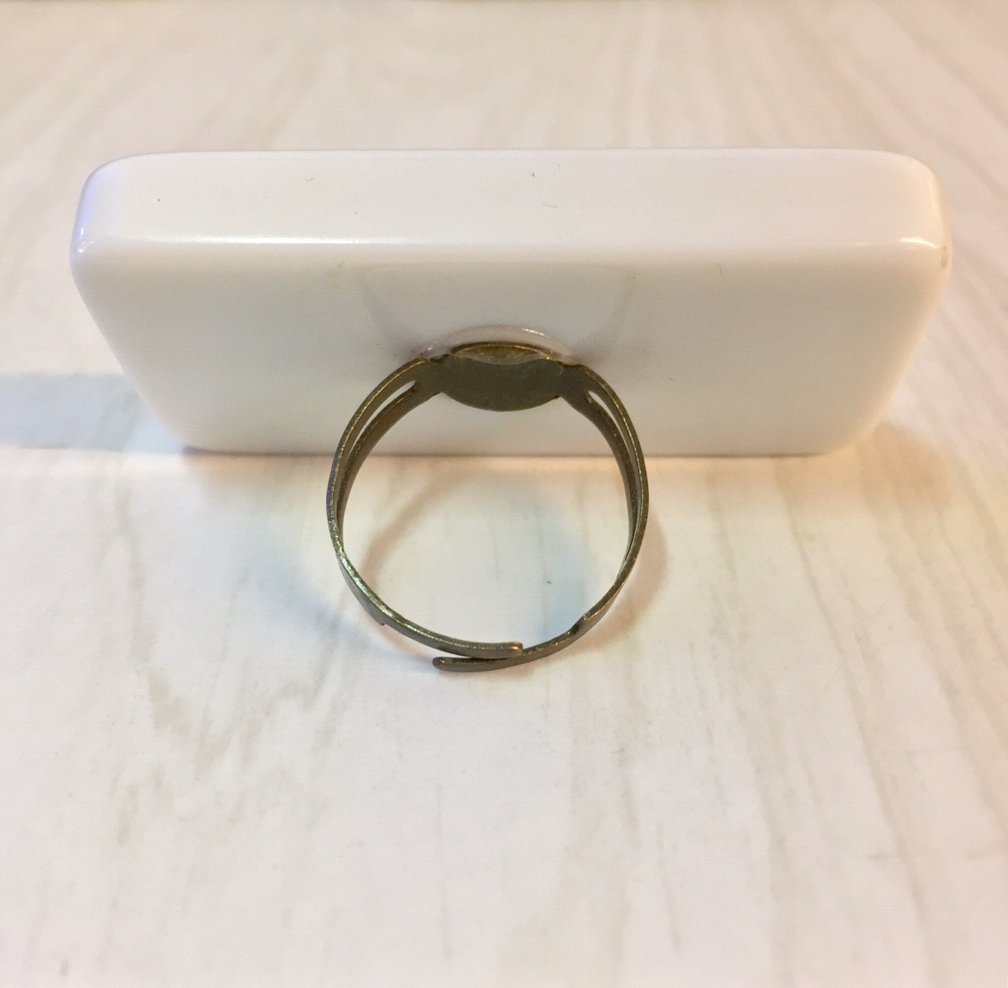 Vintage Ring, Domino Ring, Dominos, Game Ring, Domino Tile, Costume Jewelry, Statement Ring, Plastic Ring, Adjustable Ring, Game Tile, Ring