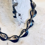 Vintage Silver Necklace, Sterling Silver, Vintage Jewelry, Silver Necklace, Silver Choker, Statement Jewelry, Large Necklace, Made in Mexico