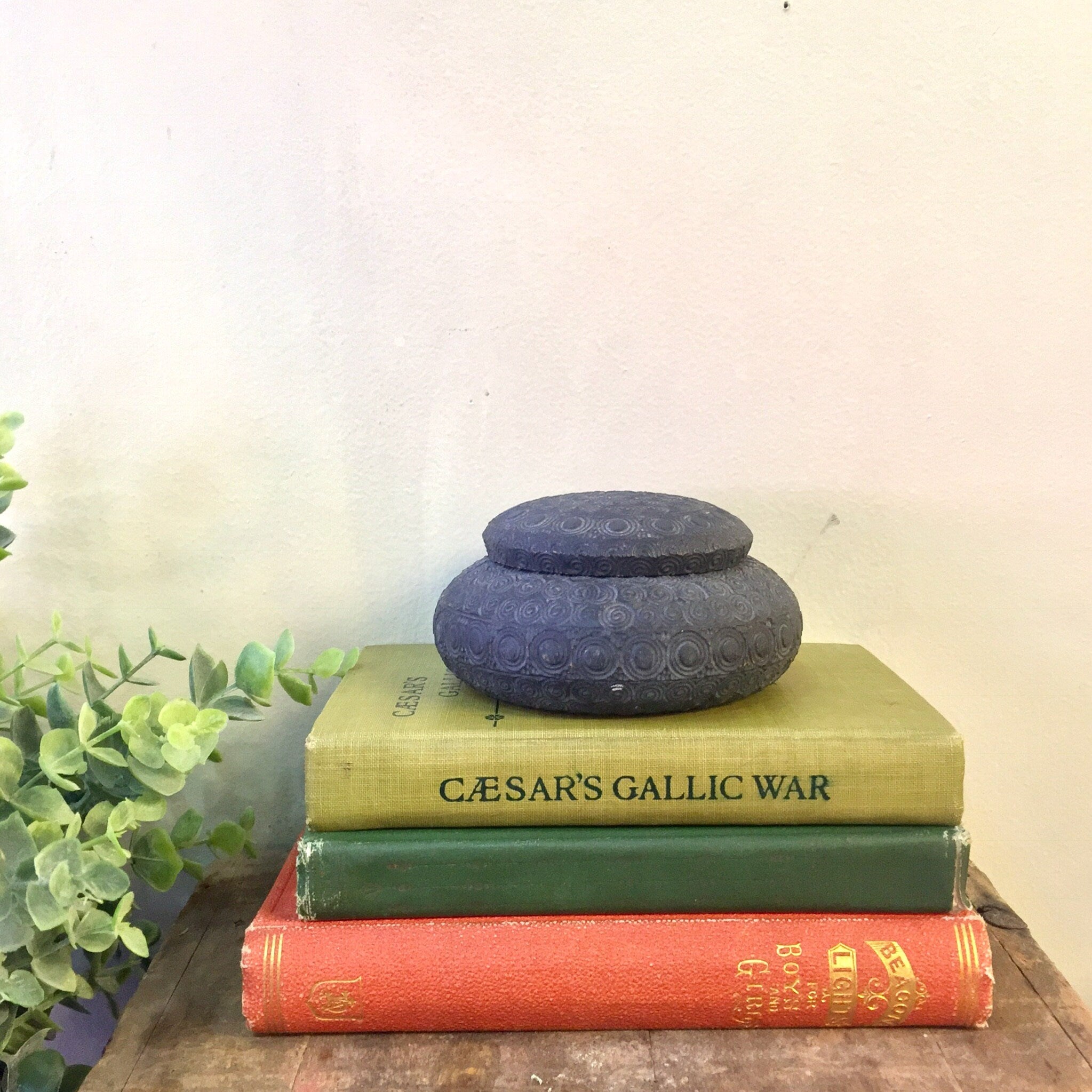 Vintage Wooden Box, Vintage Home Decor, Carved Box, Hand Carved, Black Box, Lidded Container, Catch All Dish, Ring Dish, Made in Poland,