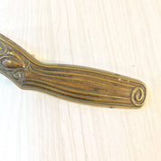 Antique Crumb Dustpan, Butlers Dustpan, Art Nouveau Style, Crumb Dustpan, Ornate Dustpan, Brush, Copper, Brass, Antique Dustpan, Crumb Brush