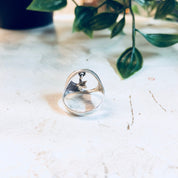 Vintage Silver Ring, Sterling Silver, Vintage Jewelry, Moon Ring, Star Ring, Bohemian Jewelry, Boho Style, Cut Out Ring, Promise Ring