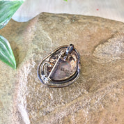 Vintage Silver Brooch, Turquoise Brooch, Vintage Pin, Vintage Jewelry, Pendant, Necklace, Blue, Green, Vintage Necklace, Gift for Mom