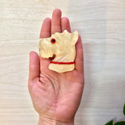 Vintage Bakelite Brooch, Scottie Bakelite Pin, Scottish Terrier Pin, Bakelite Jewelry, Vintage Jewelry, Carved Bakelite Pin, Vintage Brooch