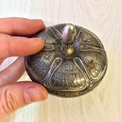 Antique Toy Top by Gorham, Antique Gorham Silver, Gorham Spinning Top, Realtor Spinning Top, Game, Toy, Top, Sterling Silver, Ebony, Fortune