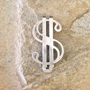 Vintage Money Clip, Dollar Sign Money Clip, Sterling Silver, Vintage Money, Dollar Sign, Gift for Dad, Men's Jewelry, Accessories,Money Clip