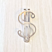 Vintage Money Clip, Dollar Sign Money Clip, Sterling Silver, Vintage Money, Dollar Sign, Gift for Dad, Men's Jewelry, Accessories,Money Clip