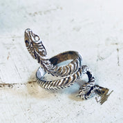 Vintage Silver Ring, Snake Ring, Boho Snake Ring, Sterling Silver, Vintage Jewelry, Snake Jewelry, Bohemian Jewelry, Small Ring,Vintage Ring