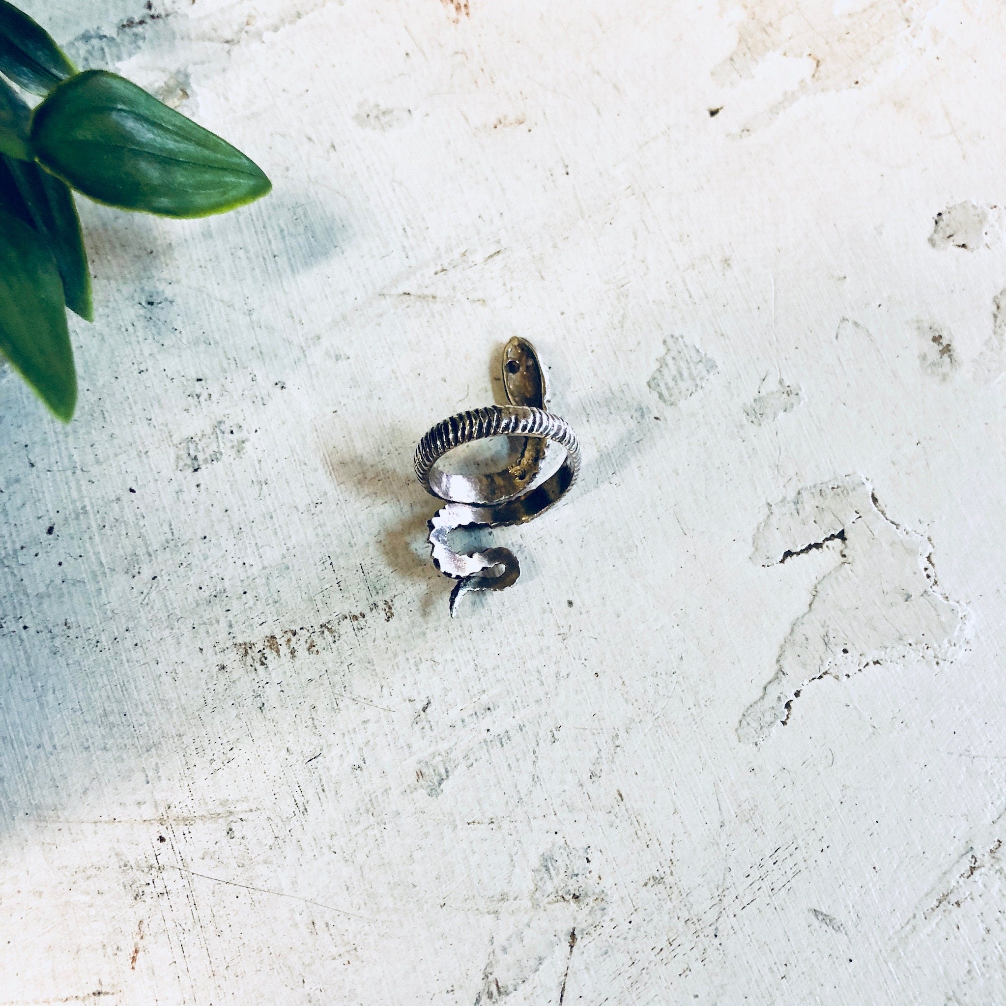 Vintage Silver Ring, Snake Ring, Boho Snake Ring, Sterling Silver, Vintage Jewelry, Snake Jewelry, Bohemian Jewelry, Small Ring,Vintage Ring