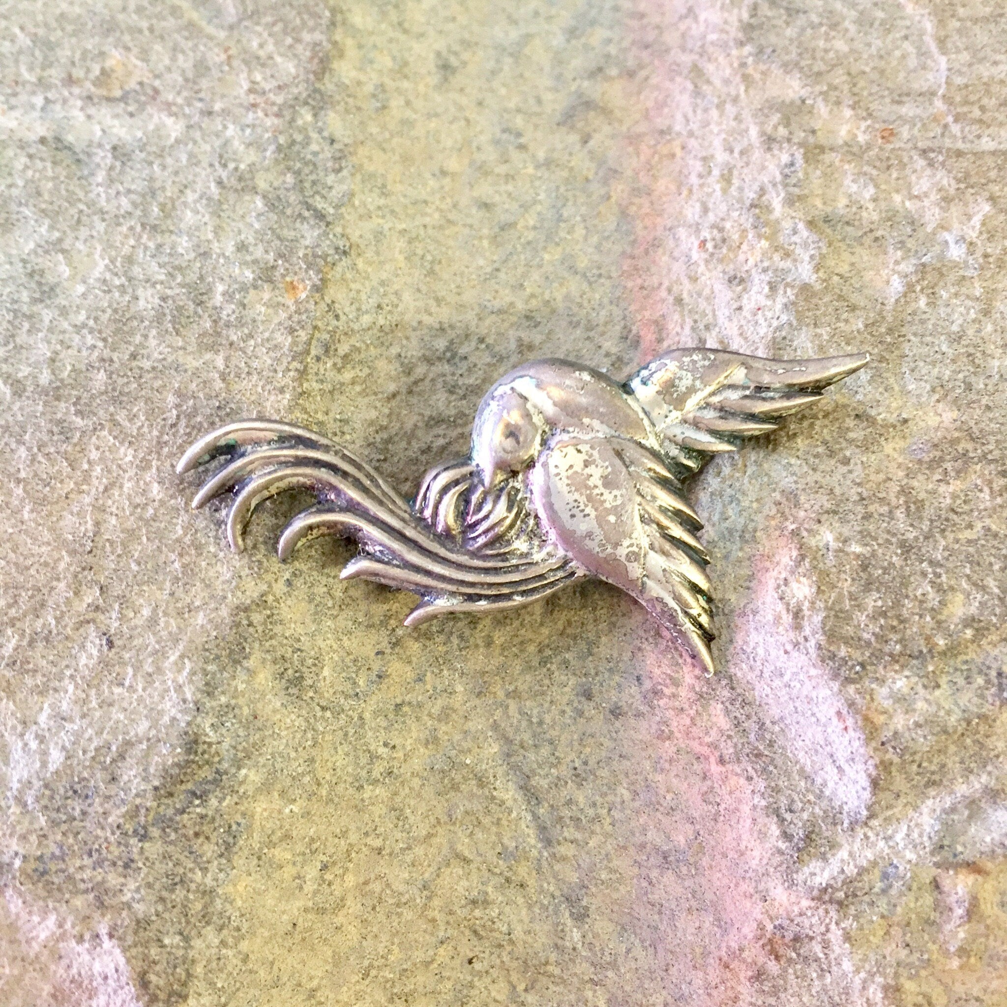 Vintage Silver Brooch, Vintage Jewelry, Bird Brooch, Sterling Silver, Small Pin, Bird Jewelry, Silver Brooch, Vintage Brooch, Gift for Mom
