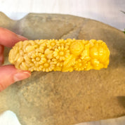 Vintage Celluloid Bracelet, Bangle Bracelet, Vintage Jewelry, Celluloid Jewelry, Floral Bracelet, Flowers, Carved Celluloid, Yellow Bracelet