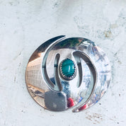 Vintage Silver Brooch, Malachite Brooch, Sterling Silver, Vintage Jewelry, Green Malachite, Striped stone, Vintage Pin, Green Jewelry, Pin