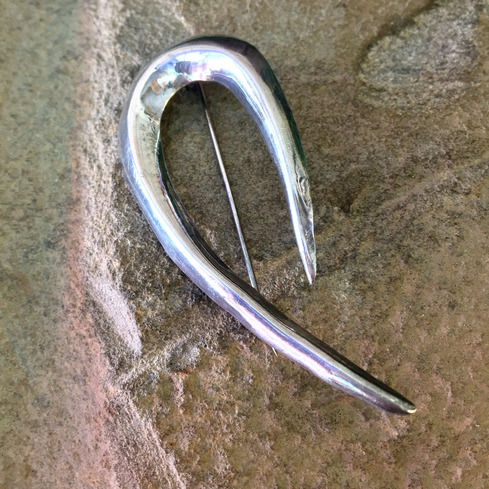 Vintage Silver Brooch, Sterling Silver, Vintage Jewelry, Vintage Brooch, Abstract Jewelry, Abstract Brooch, 925, Vintage Pin, Gift for Mom