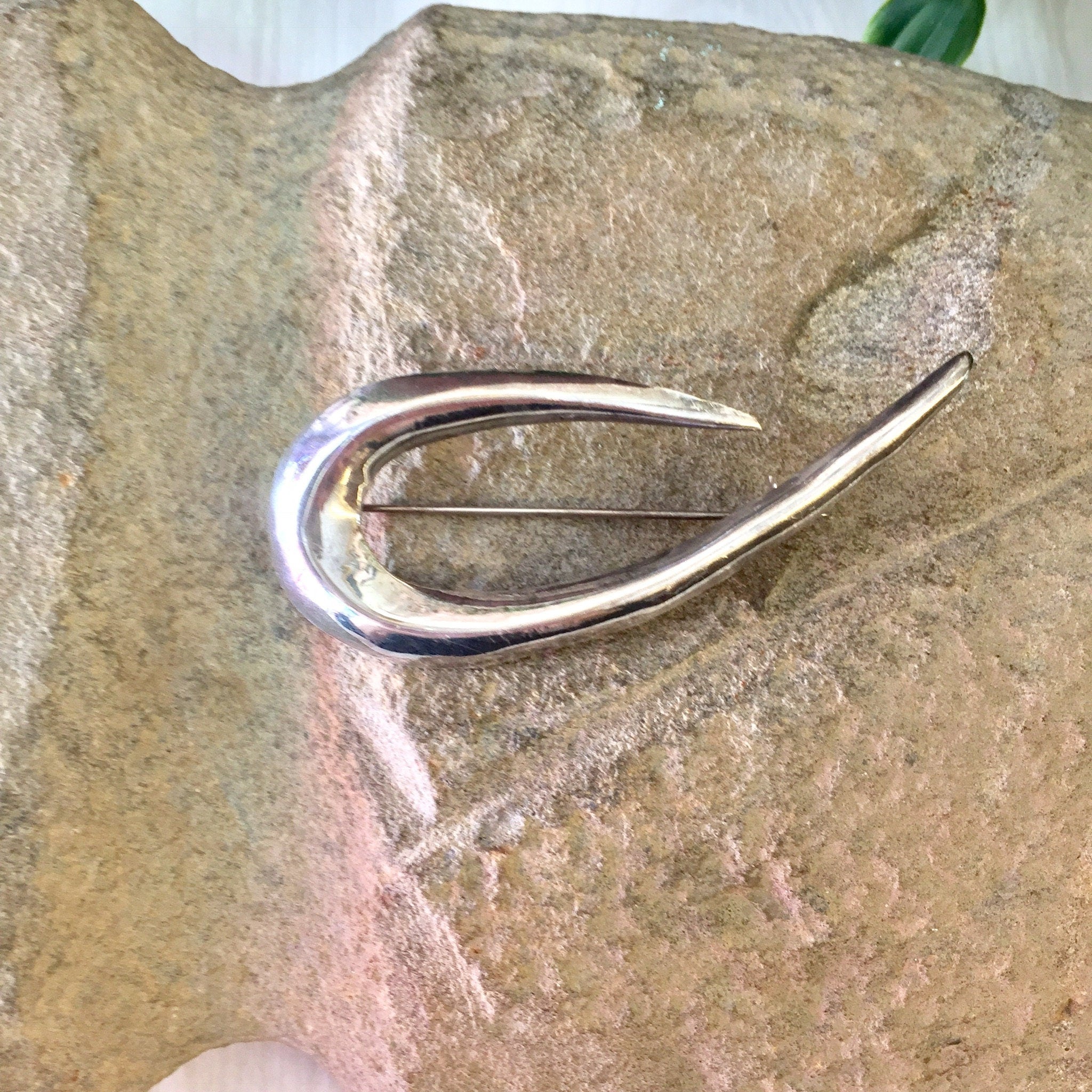 Vintage Silver Brooch, Sterling Silver, Vintage Jewelry, Vintage Brooch, Abstract Jewelry, Abstract Brooch, 925, Vintage Pin, Gift for Mom